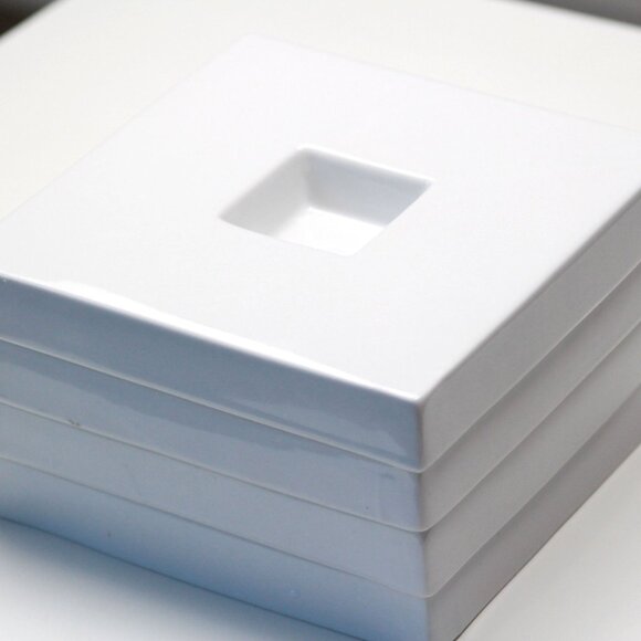 CB2 Crate & Barrel Sushi Appetizer Plates Set of 4 VGUC - Picture 6 of 13